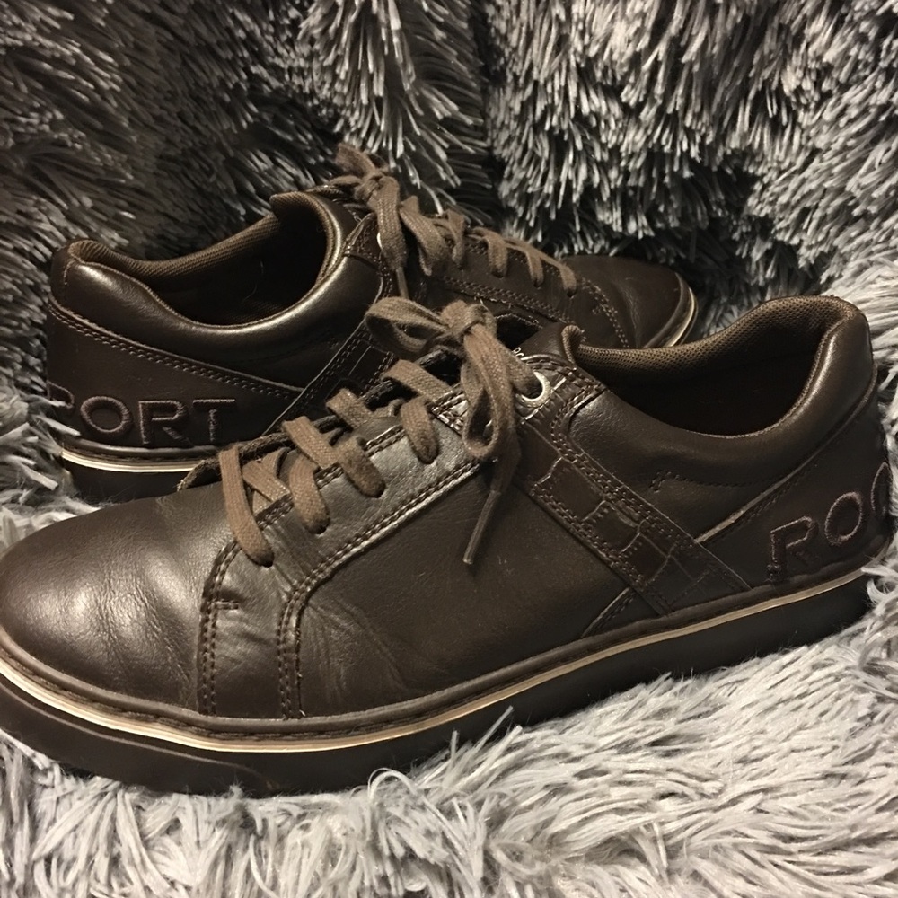 Rockport Croydon 2 Brown Leather Sneaker Size 7